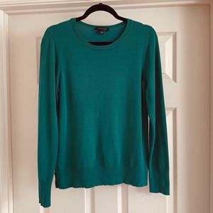 Ann Taylor Green Long Sleeve Sweater